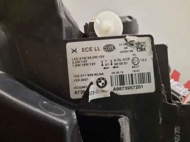 Proiettore ANT DX 8739572 Bmw Serie 1 F20 Berlina 2015