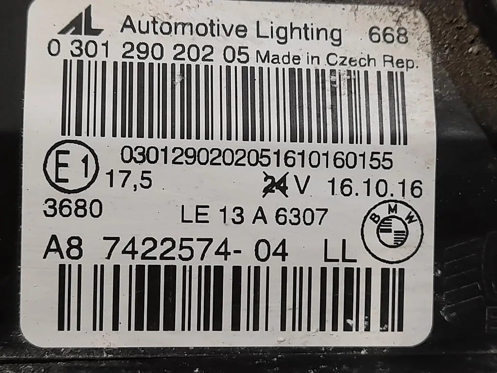 Proiettore ANT DX A8742257404 7422574-04 Bmw Serie 2 F45 Active Tourer 2014