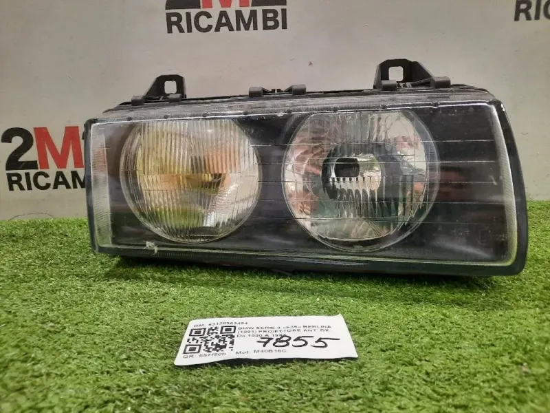 Proiettore ANT DX 63128363494 Bmw Serie 3 E36 Berlina 1991