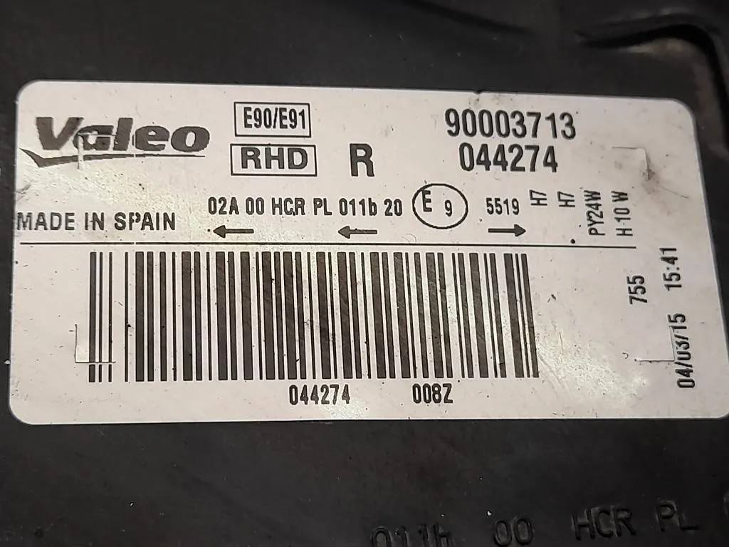 Proiettore ANT DX 90003713 Bmw Serie 3 E90 Berlina 2005