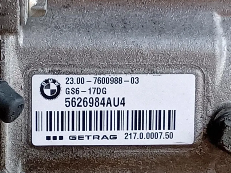 Cambio 6 MARCE MANUALE Bmw Serie 1 F20 Berlina 2012