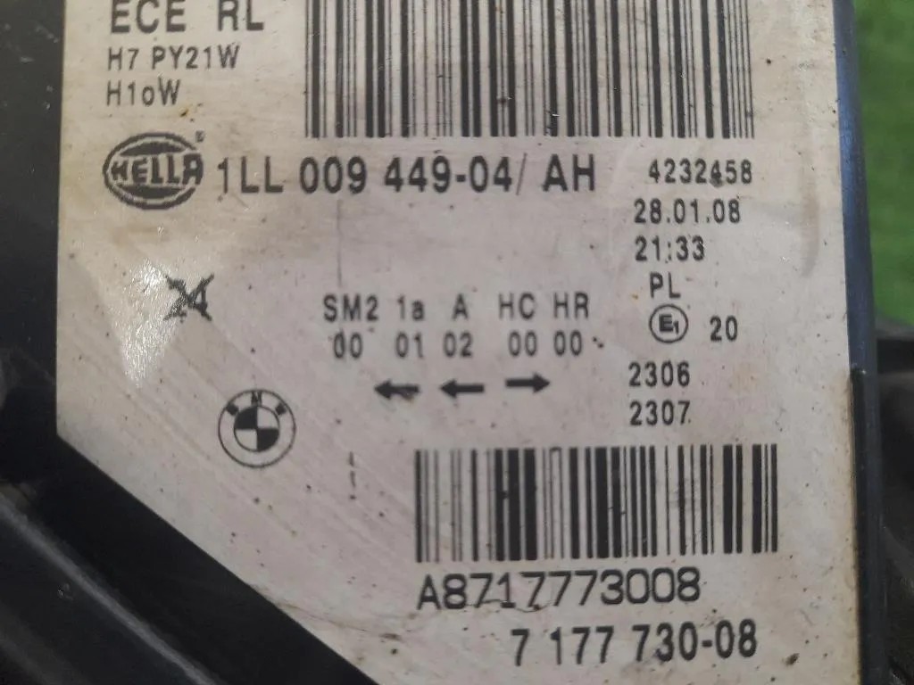 Proiettore ANT DX 1LL00944904 Bmw Serie 5 E60 Berlina 2004