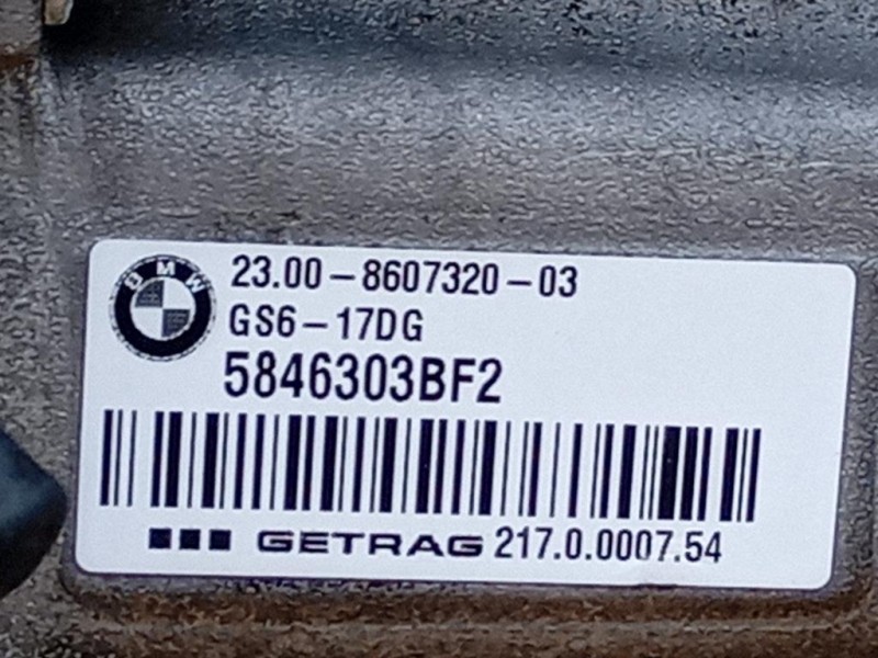 Cambio GS6-17DG 2300760732003 6 MARCE MANUALE Bmw Serie 1 F20 Berlina 2012