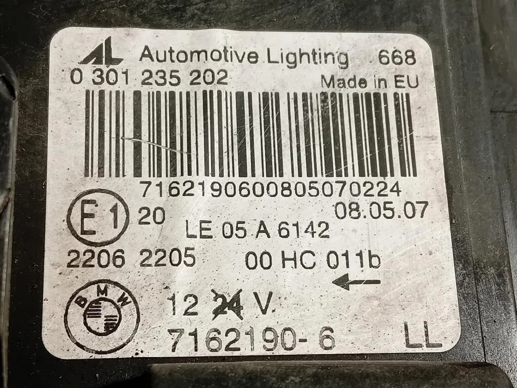 Proiettore ANT DX 63123418412 Bmw X3 E83 2004