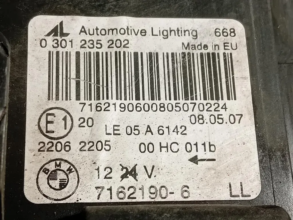 Proiettore ANT DX 63123418412 Bmw X3 E83 2004