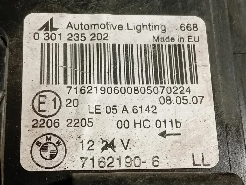 Proiettore ANT DX 63123418412 Bmw X3 E83 2004