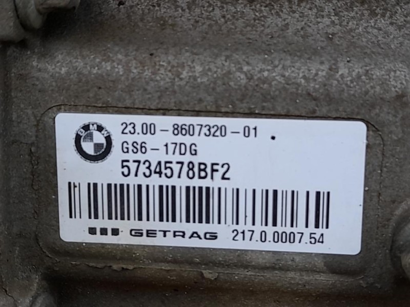 Cambio 2170000754 6 MARCE MANUALE Bmw Serie 1 F20 Berlina 2012