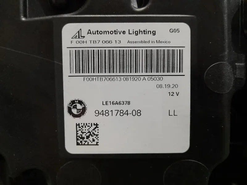 Proiettore ANT DX 9481784 Bmw X5 G05 2018