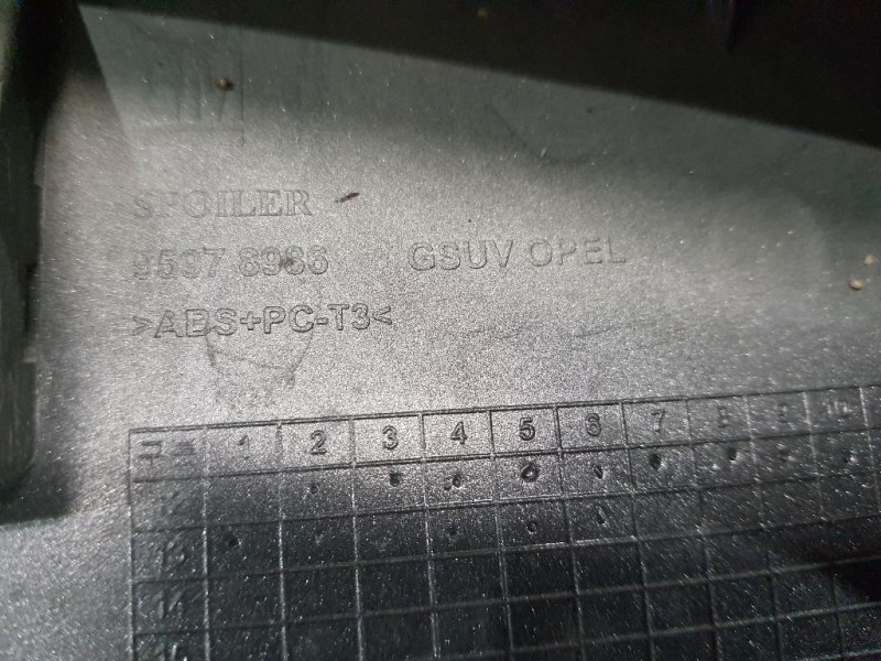 Spoiler Frangivento POST 95287149 Opel Mokka 2013