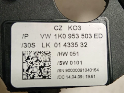 Devioguida Completo 1K0 953 503 ED Volkswagen GOLF VI 2009