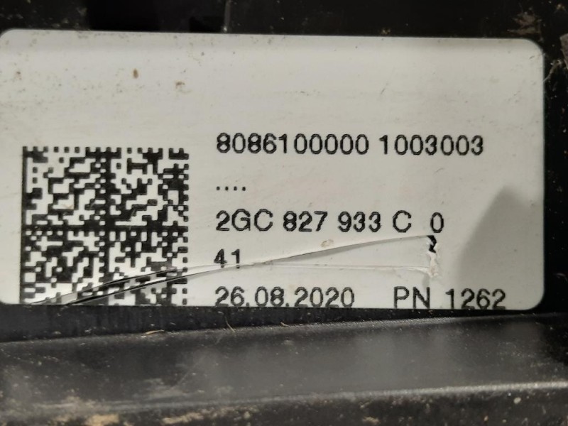 Spoiler Frangivento POST 2GA827936GRU Volkswagen T-roc 2017