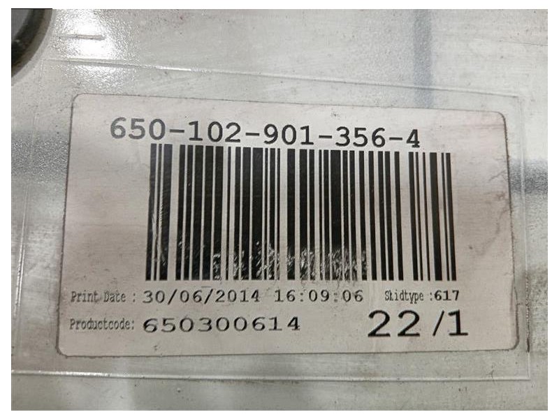 Spoiler Frangivento POST 650300614 Volvo V40 II 2012