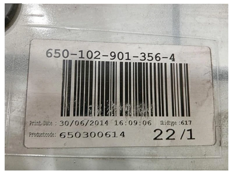 Spoiler Frangivento POST 650300614 Volvo V40 II 2012