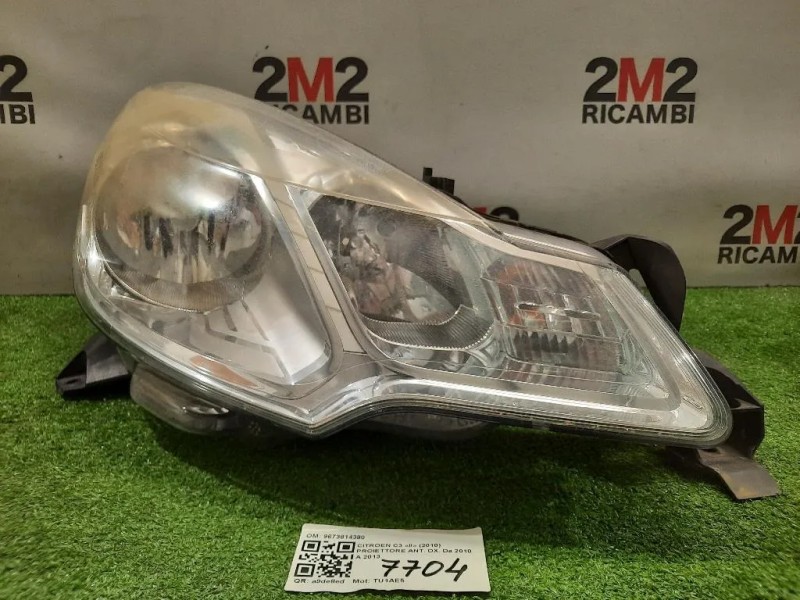 Proiettore ANT DX 9673814380 Citroen C3 II 2010