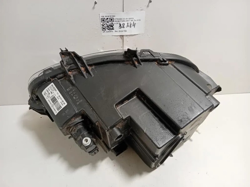 Proiettore ANT DX 9836161580 Citroen C3 II 2010