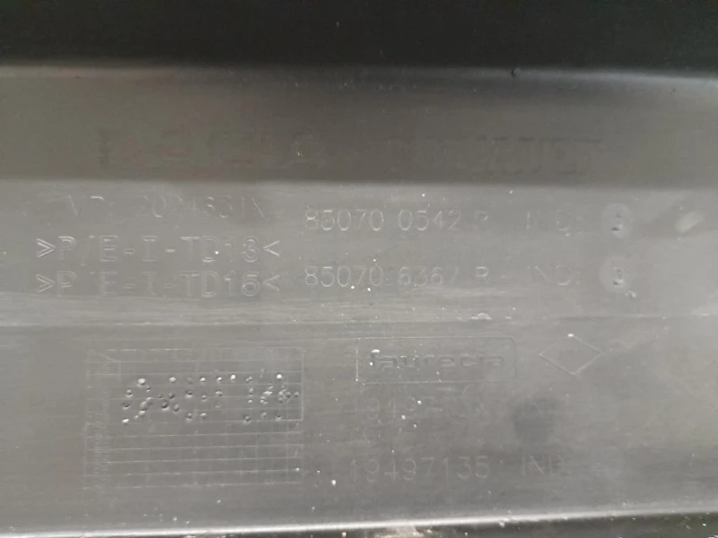 Spoiler Paraurti INF POST 850700542R Dacia Duster II 2018