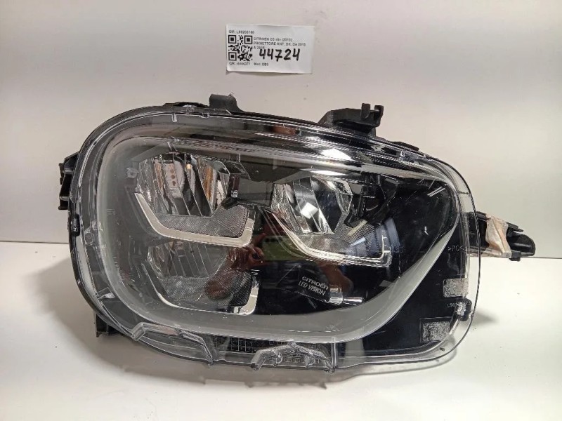 Proiettore ANT DX 9837961580 Citroen C3 Picasso 2013
