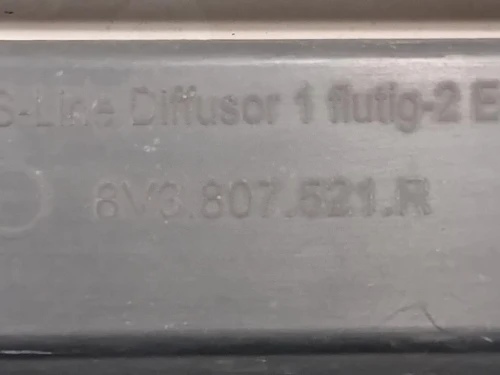 Spoiler Paraurti POST 8V3807521R Audi A3 8VA Sportback 2012