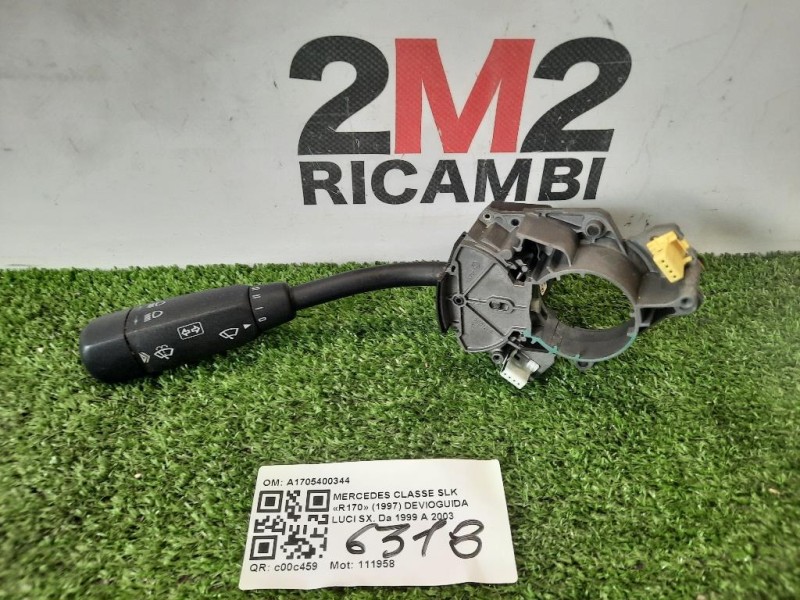 Devioguida LUCI SX A1705400344 INTERRUTTORE FRECE Mercedes Classe SLK R170 1997