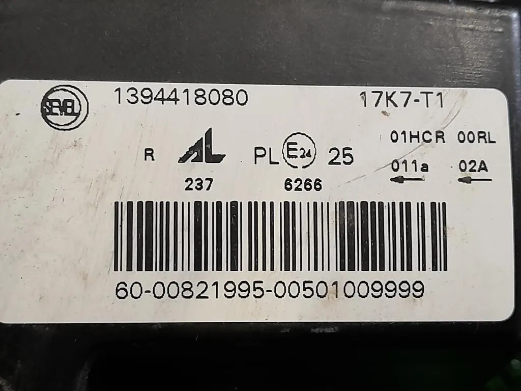 Proiettore ANT DX 1394418080 Citroen Jumper III 2014