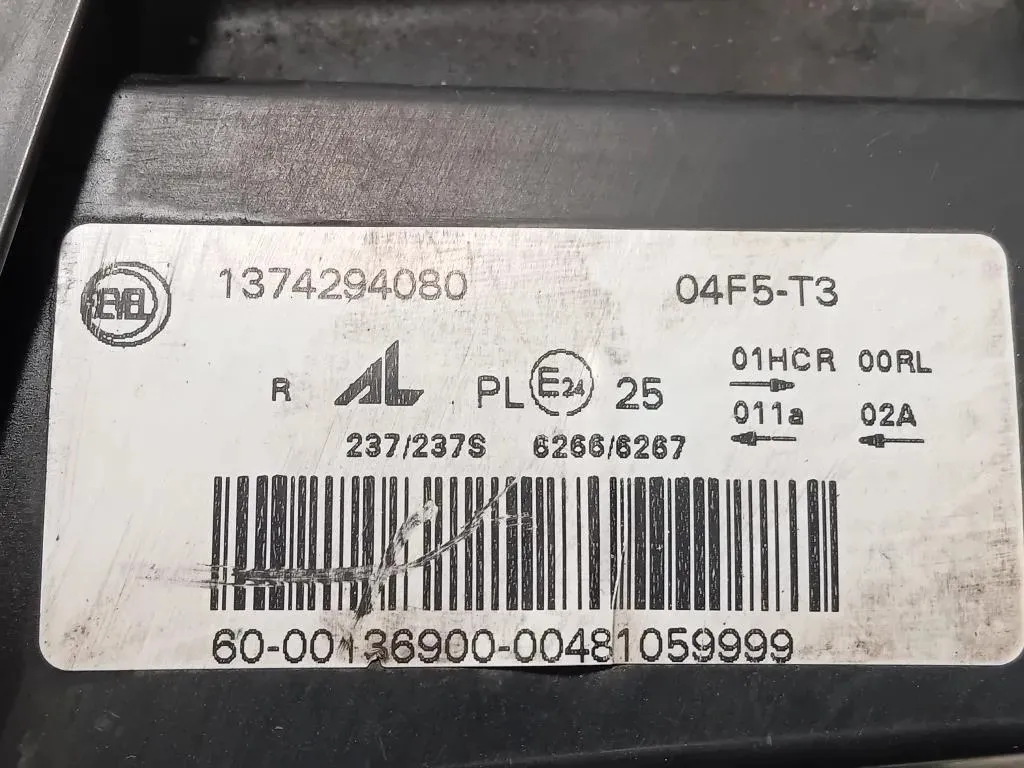 Proiettore ANT DX 1374294080 Citroen Jumper III 2014