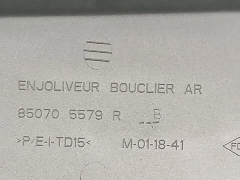 Spoiler Paraurti POST 850705579R Dacia Sandero III 2020