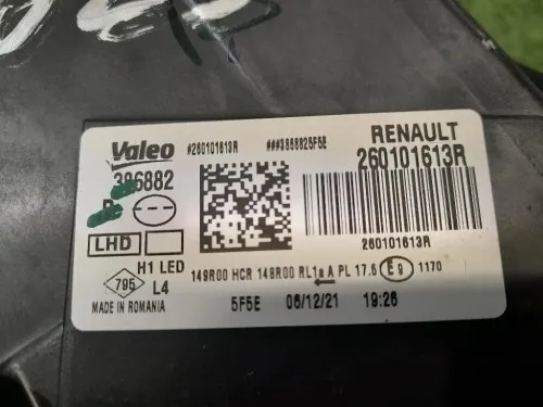 Proiettore ANT DX 260101613R Dacia Duster II 2018