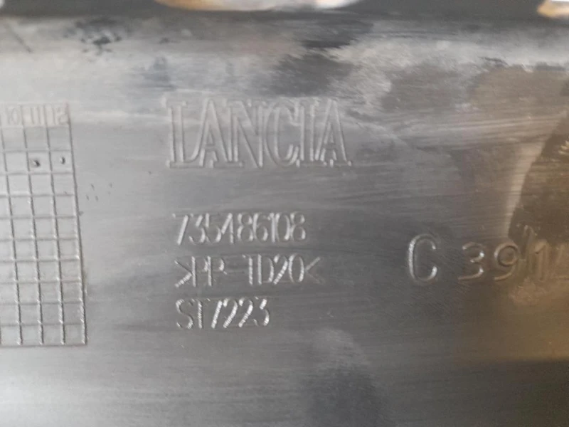 Spoiler Paraurti POST 735486108 Lancia Ypsilon III 2011