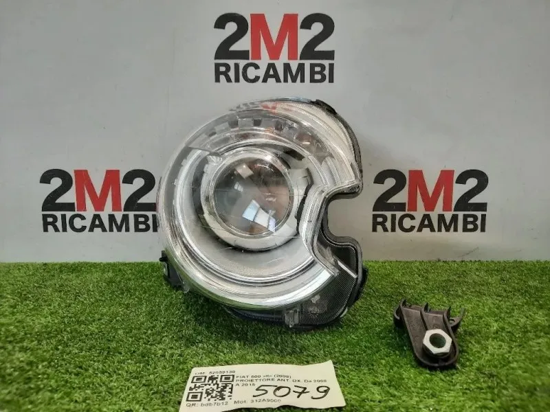 Proiettore ANT DX 52059130 Fiat 500 II 2008