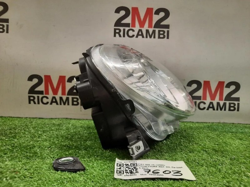 Proiettore ANT DX 51787491 Fiat 500 II 2008
