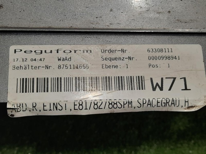 Spoiler Sottoporta DX 8044663 Bmw Serie 1 E82 Coupe 2005