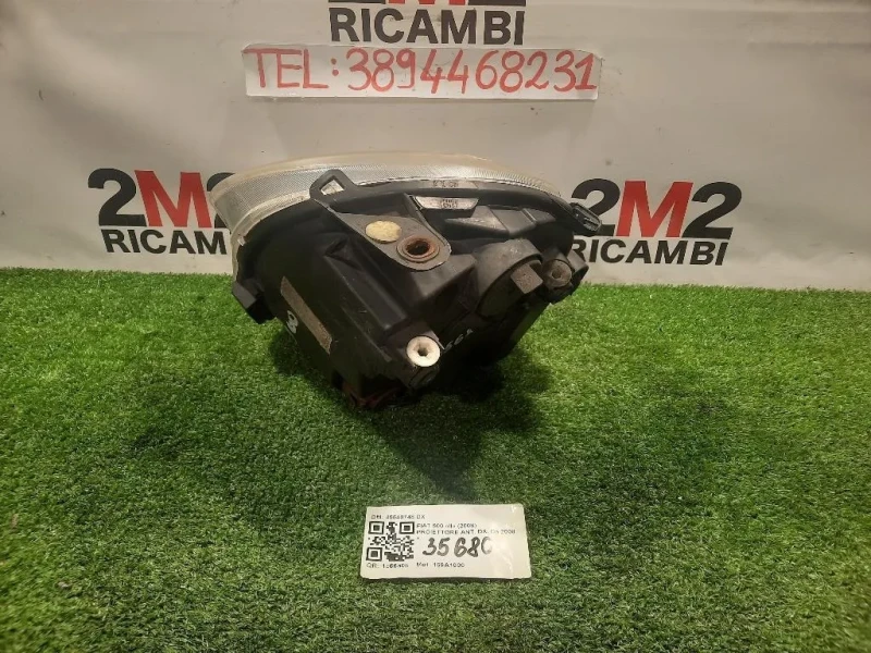 Proiettore ANT DX 45540748 DX Fiat 500 II 2008