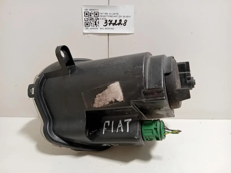 Proiettore ANT DX 45520711 Fiat 500 II 2015