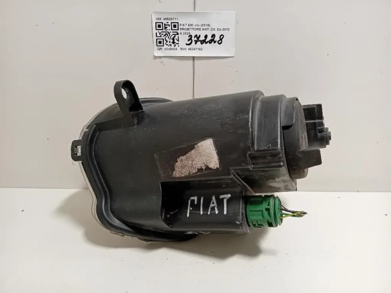 Proiettore ANT DX 45520711 Fiat 500 II 2015