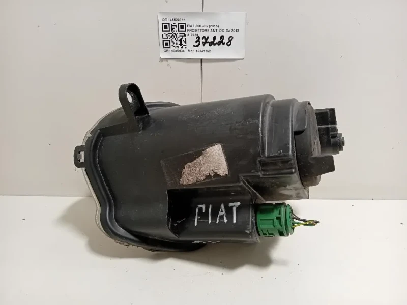 Proiettore ANT DX 45520711 Fiat 500 II 2015