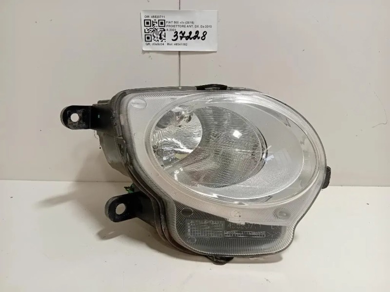 Proiettore ANT DX 45520711 Fiat 500 II 2015