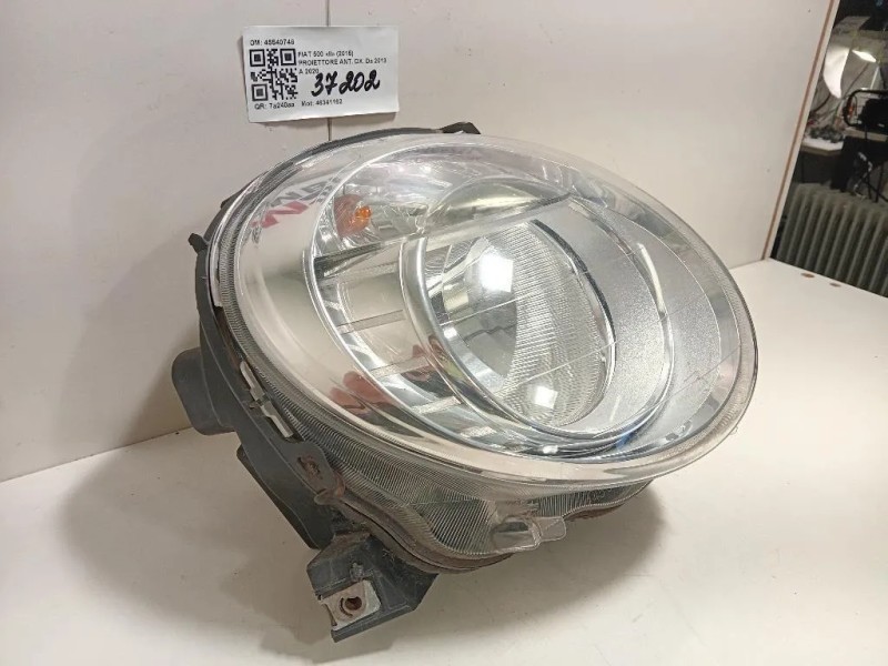 Proiettore ANT DX 45540748 Fiat 500 II 2015