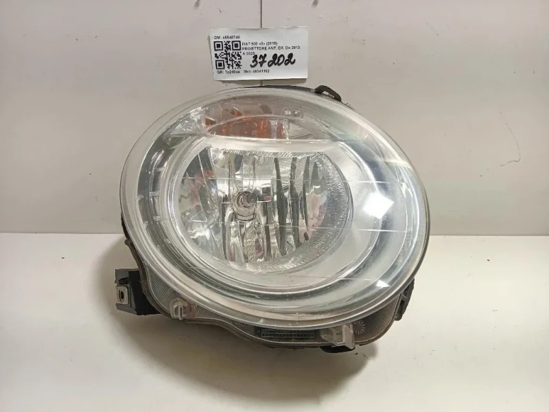 Proiettore ANT DX 45540748 Fiat 500 II 2015