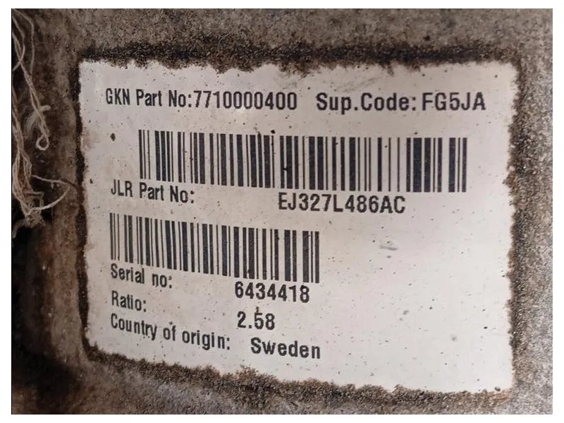 Differenziale ANT EJ327L486AC Jaguar E-pace 2017