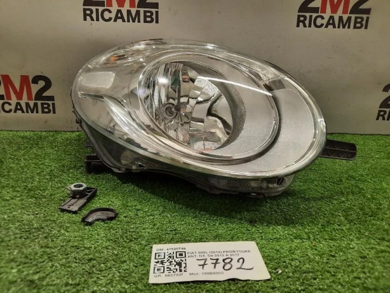 Proiettore ANT DX 47520748 Fiat 500L 2013