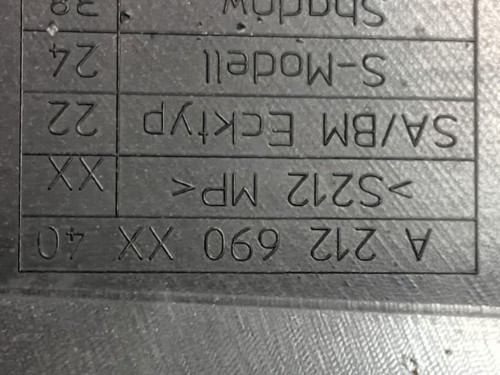 Spoiler Sottoporta DX