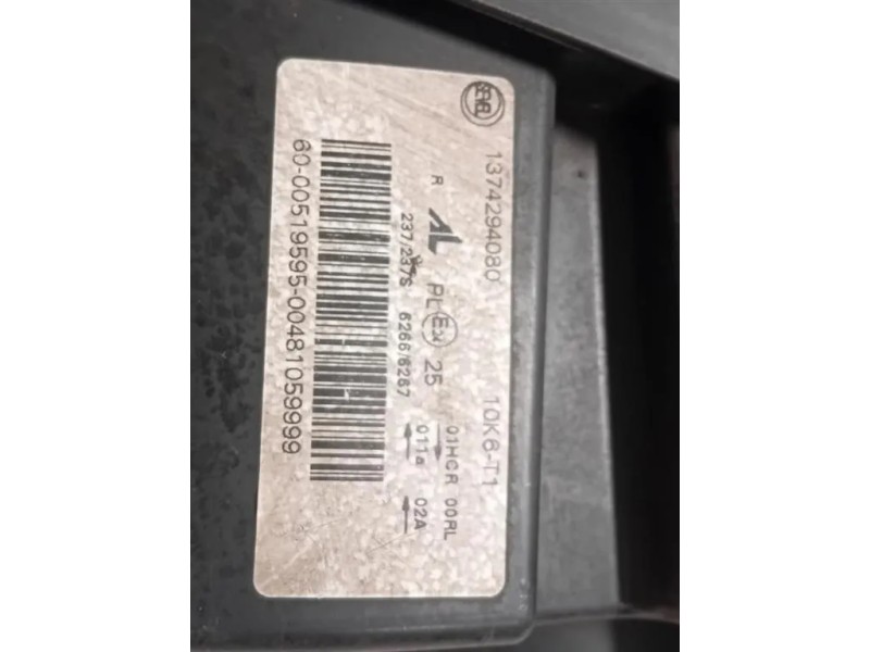 Proiettore ANT DX 1374294080 Fiat Ducato 250 2007