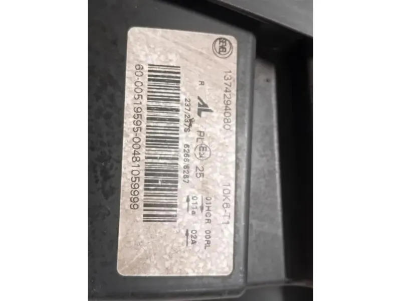 Proiettore ANT DX 1374294080 Fiat Ducato 250 2007