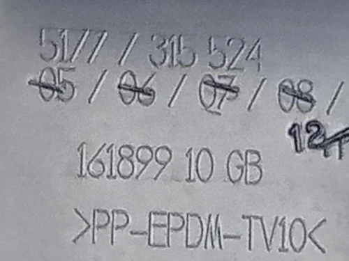 Spoiler Sottoporta DX 5177 7315524 Mini MINI Cooper F55 2014
