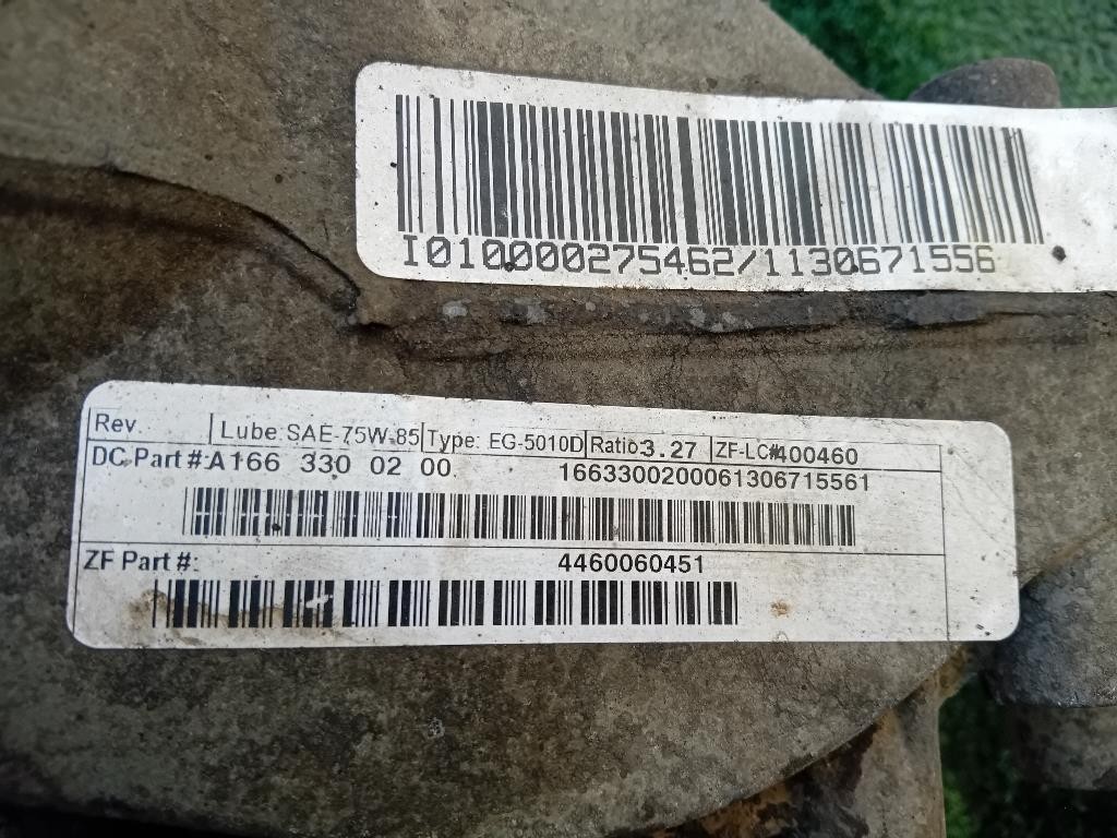 Differenziale ANT A1663301900 GLE ML W166 4460060451 Mercedes Classe ML W166 2012