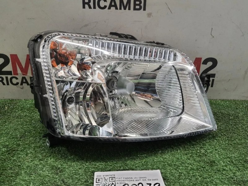 Proiettore ANT DX 51867675 Fiat Panda II 2004