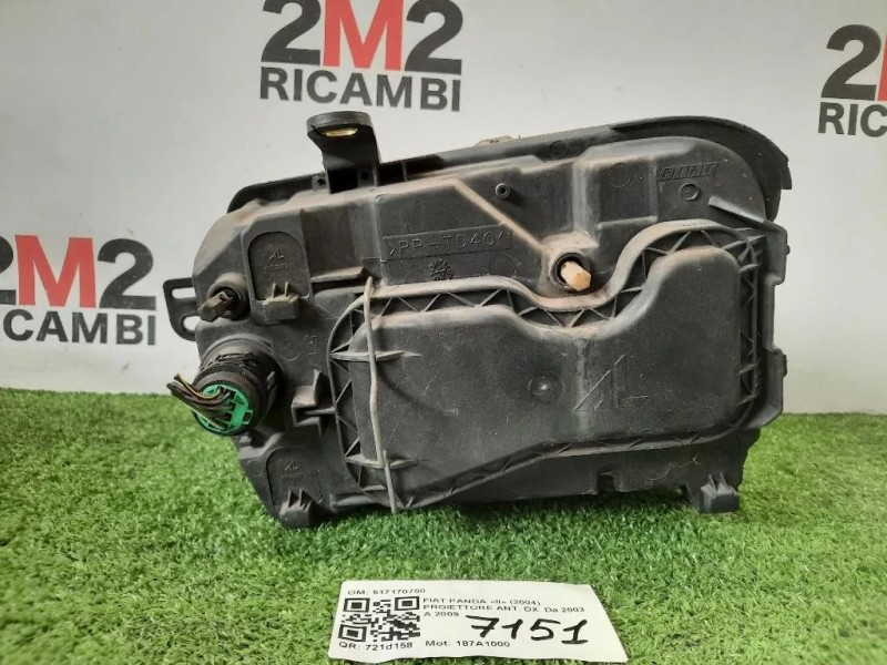 Proiettore ANT DX 517170750 Fiat Panda II 2004