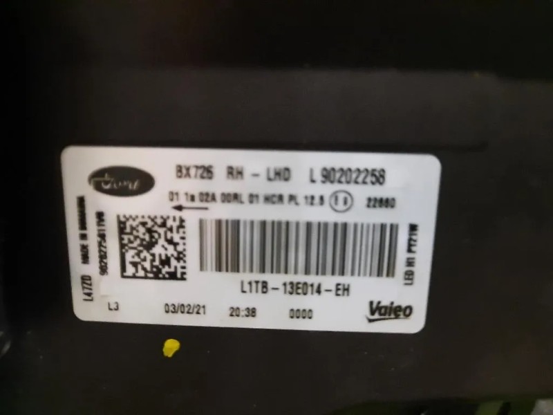 Proiettore ANT DX L1TB13E014EH Ford PUMA II 2019