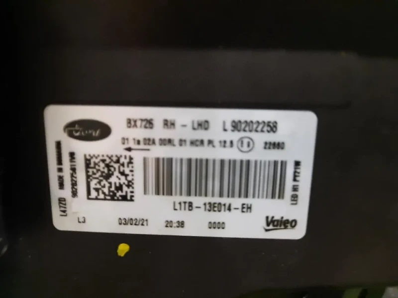 Proiettore ANT DX L1TB13E014EH Ford PUMA II 2019