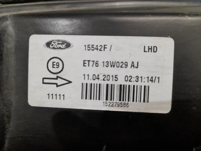 Proiettore ANT DX ET7613W029AJ Ford Transit Courier 2014